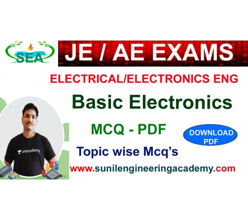 Basic Electronics MCQ PDF 